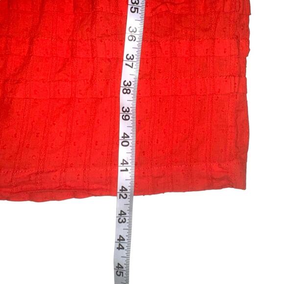 Lost + Wander Strawberry Waves Short Sleeve Red Midi Dress SMALL - Picture 8 of 9